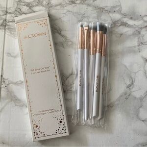 crown all eyes on you 5pc brush set Dec sale